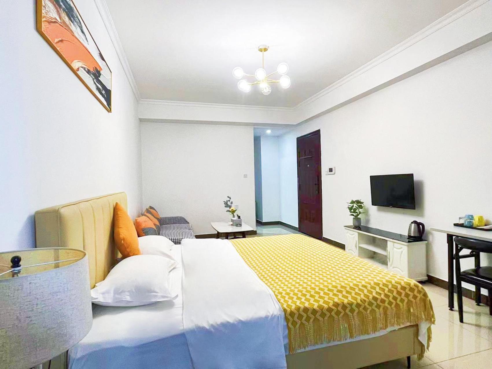Pazhou Angda International Aparthotel Canton Fair Branch Eksteriør bilde