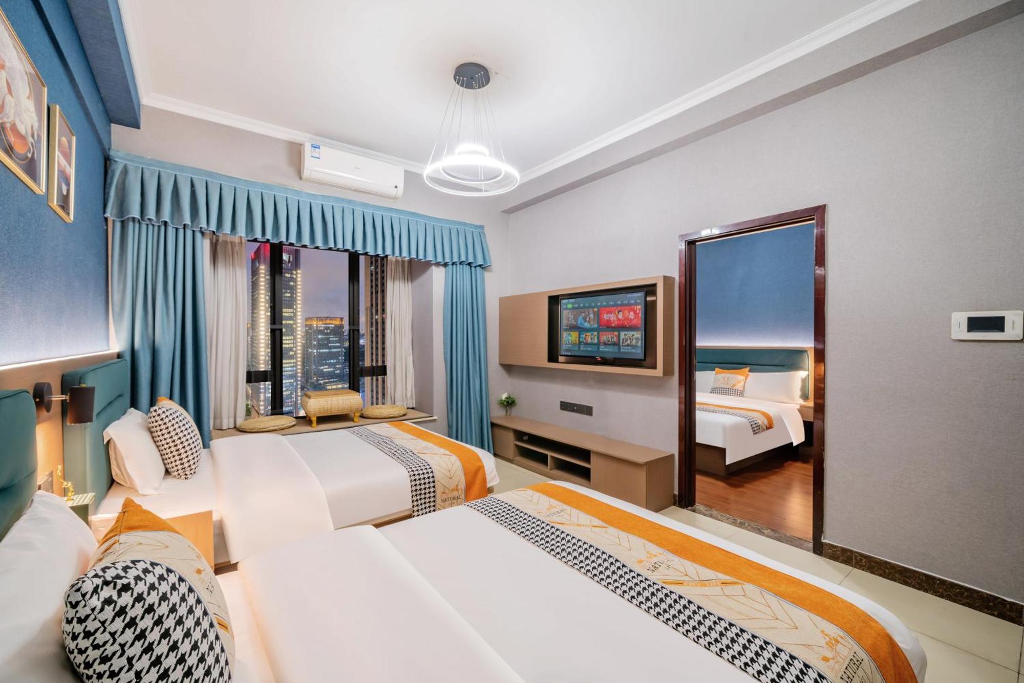 Pazhou Angda International Aparthotel Canton Fair Branch Eksteriør bilde
