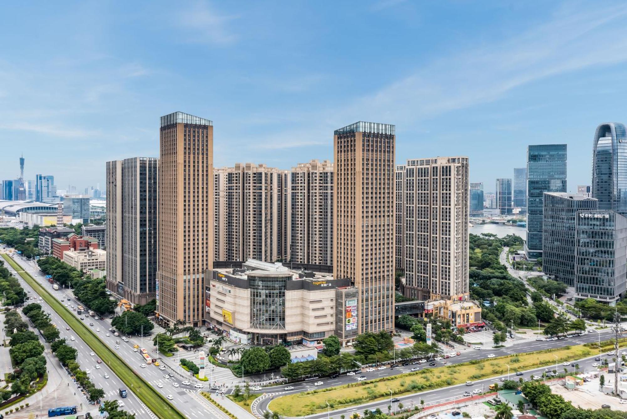 Pazhou Angda International Aparthotel Canton Fair Branch Eksteriør bilde
