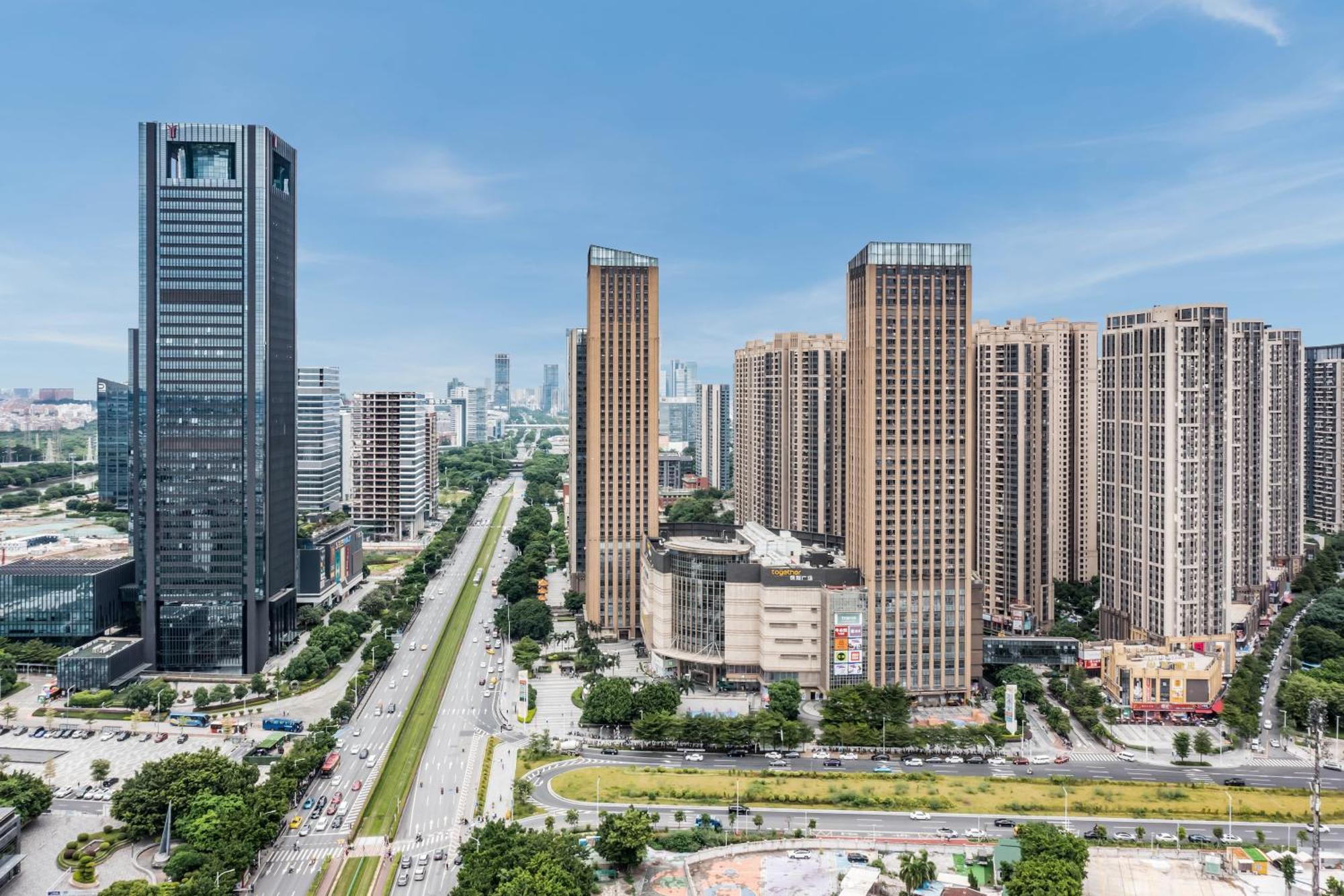 Pazhou Angda International Aparthotel Canton Fair Branch Eksteriør bilde